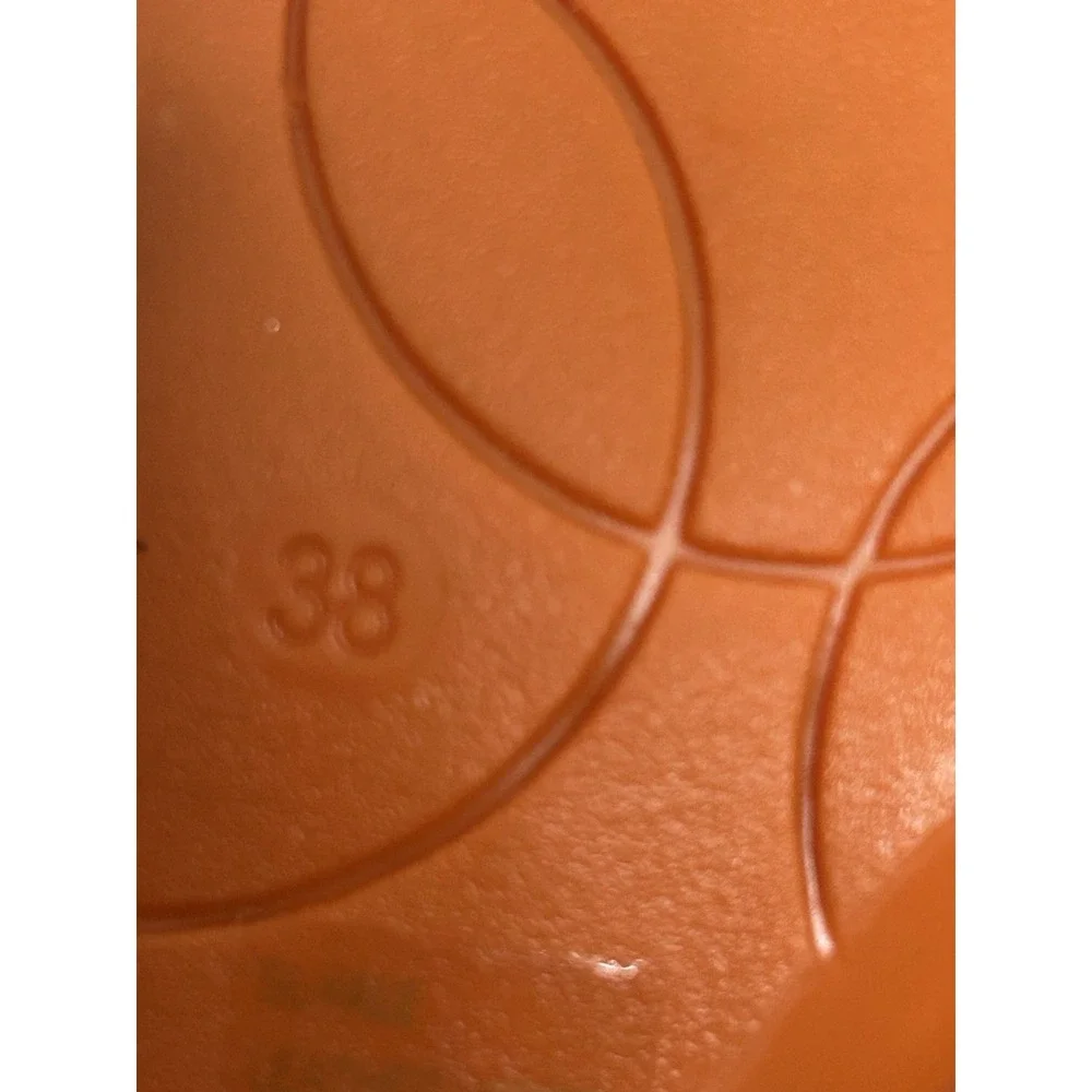 Sacha London Sandals Womens 7.5 Pink Leather Flip Flop‎ Thongs Low Wedge Heel - Picture 9 of 10